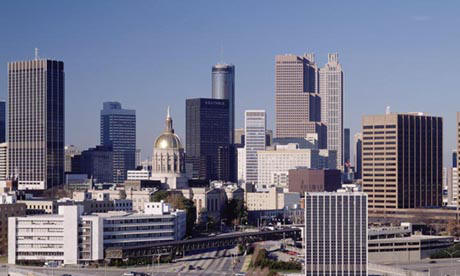 Atlanta Skyline from south side- daytime